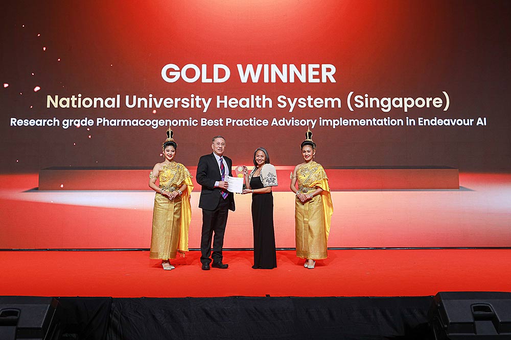 NUHS Team clinches Gold Award at Asian Hospital Management Awards 2022!