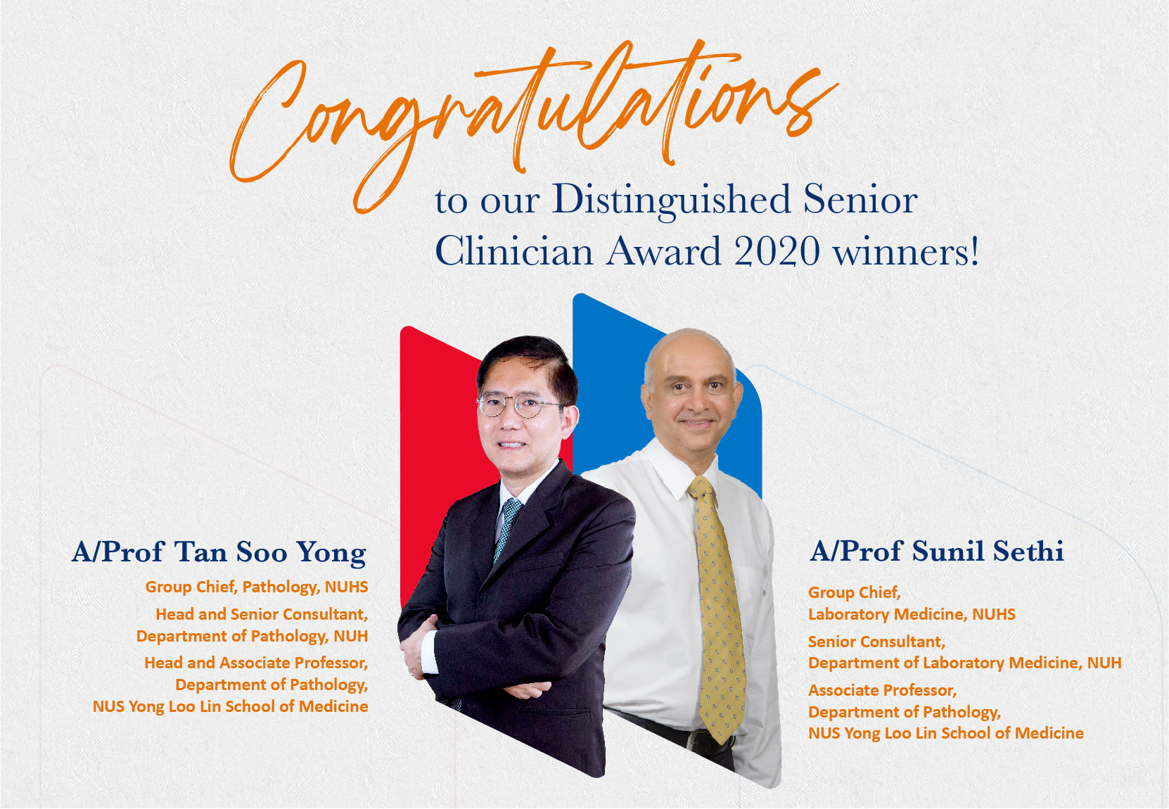 Distinguished Senior Clinician Award