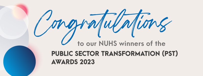 Public Service Transformation Awards 2023 - NUHS Winners