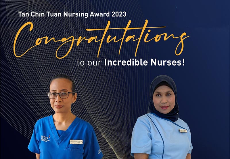 Congratulations to our NUHS winners for the Tan Chin Tuan Nursing Awards 2023!