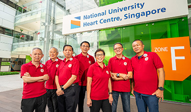 Volunteering at the National University Heart Centre, Singapore