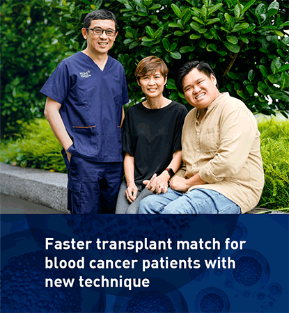 Faster transplant match for blood cancer patients