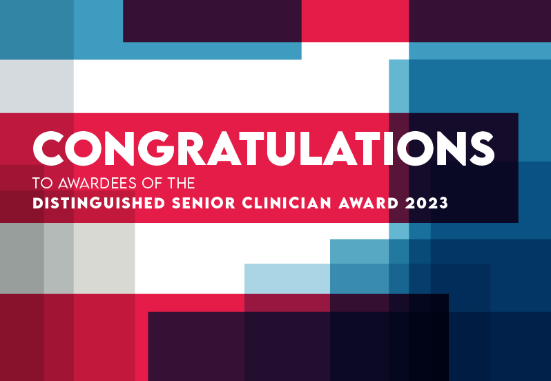 Congratulations to our NUHS winners for the Distinguished Senior Clinicians Awards 2023!