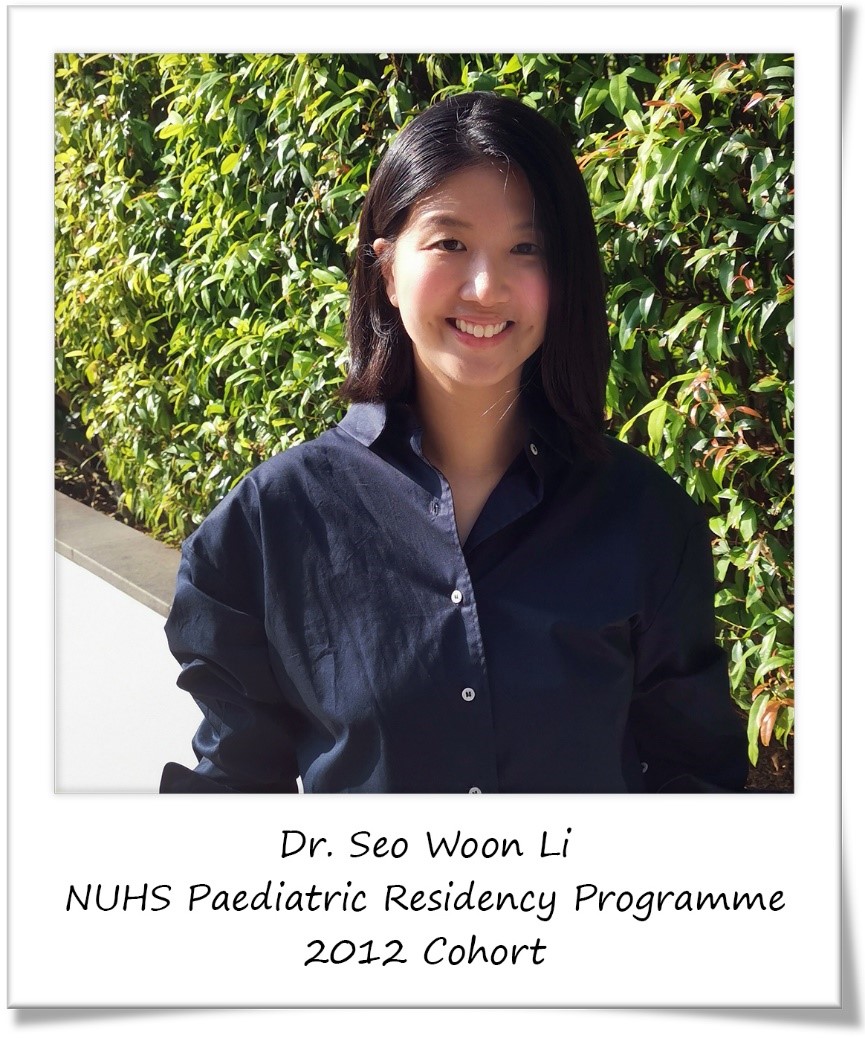Dr Seo Woon Li, NUHS Paediatrics Testimonial on Residency Programme, 2012 Cohort