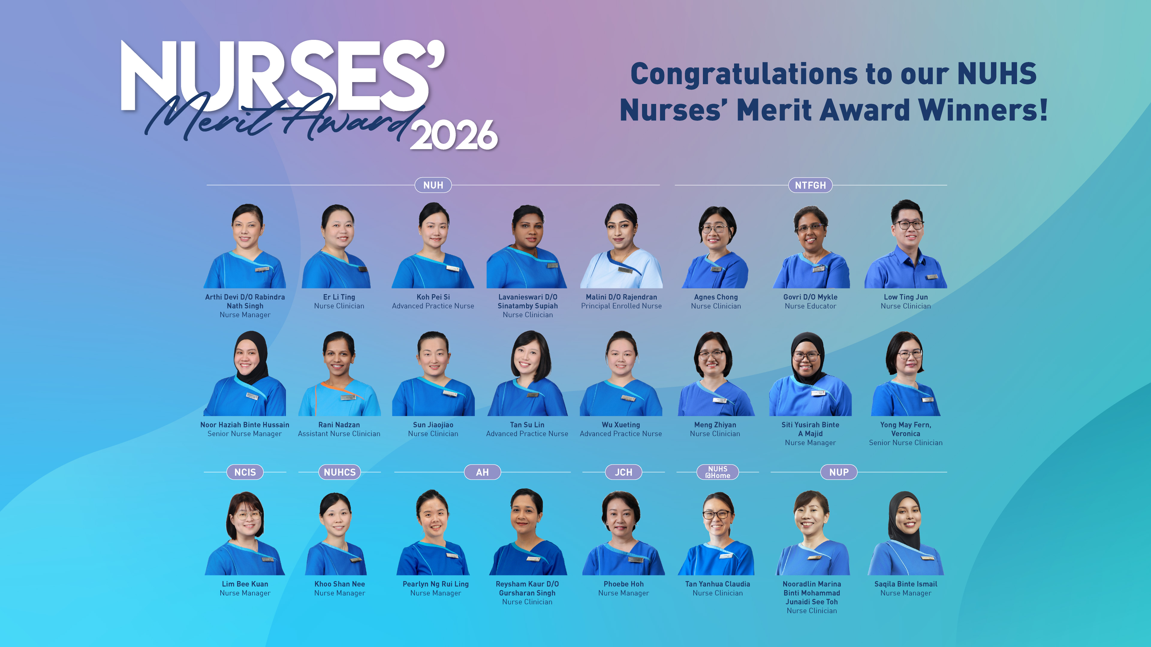 NUHS Nurses Merit Awards 2026
