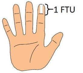 One fingertip unit