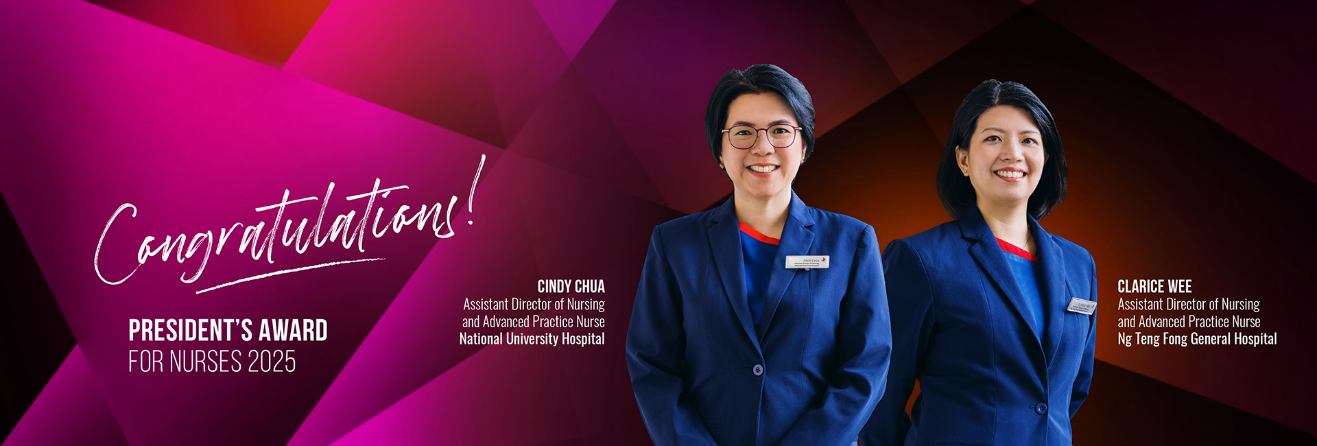 President's Award for Nurses 2025 - Congratulations to NUHS Winners!