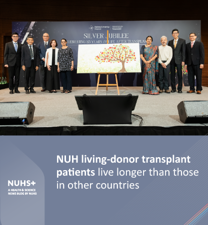 NUHSPlus article - NUCOT celebrates 25 years of new hope after organ transplantation