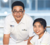 Dad and daughter go into nursing together